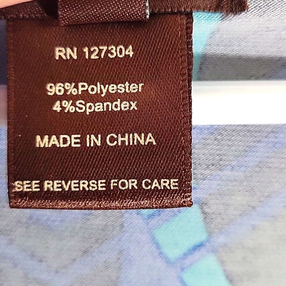 MULTIPLES Embellished Rounded Neckline 3/4 Sleeve Long Tunic Size S - Picture 4 of 8